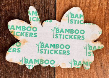 Preview: *NEU* Bambus Sticker " Aloha Plumeria "